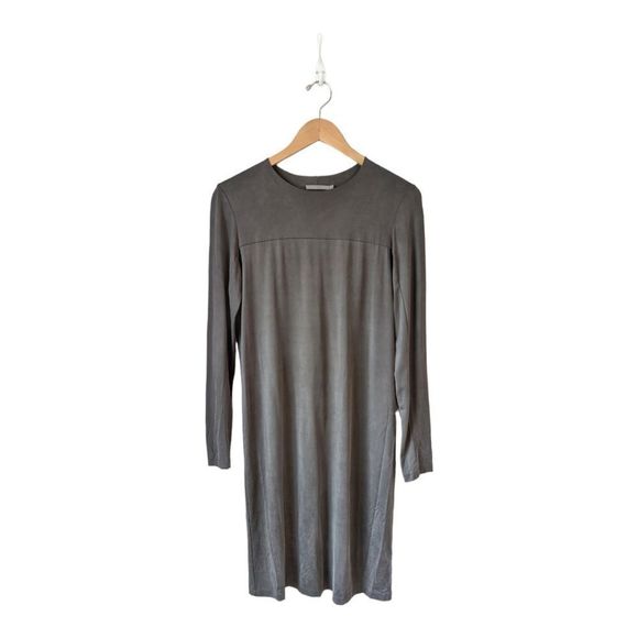 COS Grey Long Sleeve Modern Shift Dress Women’s S Minimalist - Picture 2 of 9